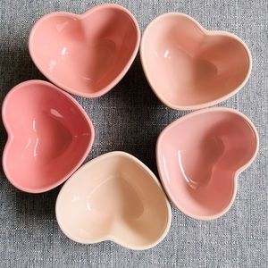 Le Creuset Mini Heart Dish Set of 5
